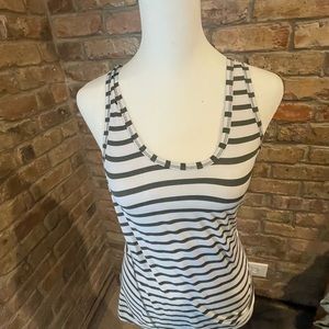 Athleta striped workout tank size XS